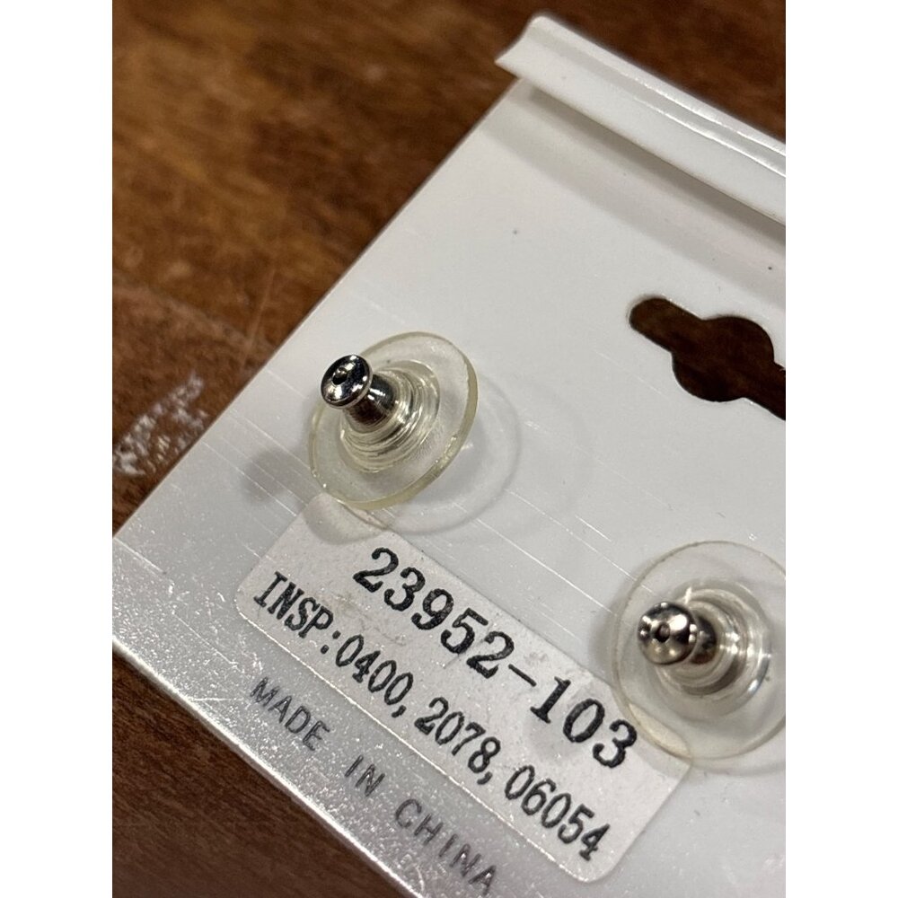 Charlestone Austrian Crystal Red Drop Earrings With Titanium Post - Picture 5 of 8